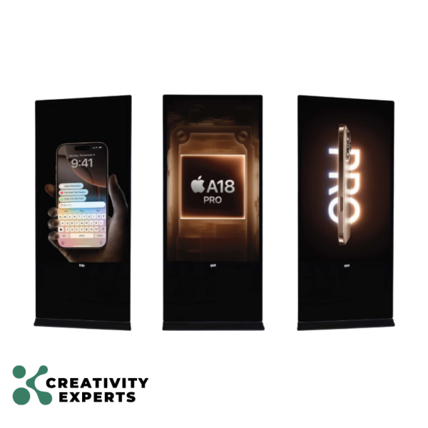 Interactive Vertical Touch Screen Kiosk